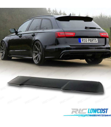 ALERON SPOILER AUDI A6 15-18 NEGRO BRILLO