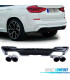 DIFUSOR BMW X3 G01 LOOK M PERFORMANCE NEGRO BRILLO + COLAS ESCAPE