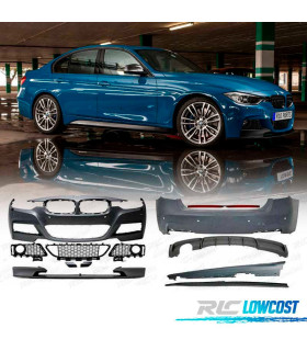 KIT CARROCERIA BMW F30 11-15 BERLINA DOBLE SALIDA LOOK M PERFORMANCE