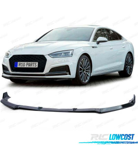 SPOILER LIP AUDI A5 F5 16-19 LOOK S LINE NEGRO BRILLO