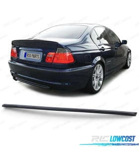 ALERON PESTAÑA BMW E46 SEDAN 98-05 LOOK M NEGRO BRILLO