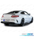DIFUSOR MERCEDES CLASE C C205 COUPÉ 15-18 LOOK AMG PDC NEGRO + COLAS ESCAPE