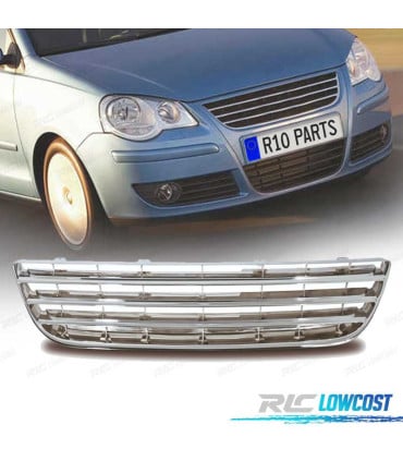 PARRILLA VOLKSWAGEN VW POLO 9N3 05-09 CROMADO