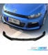 SPOILER LIP PARA VOLKSWAGEN VW SCIROCCO R20 08-13 NEGRO BRILLO