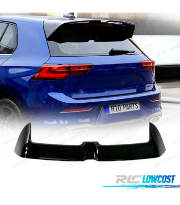 ALERON SPOILER VOLKSWAGEN VW GOLF 8 R LINE LOOK OETTINGER NEGRO BRILLO