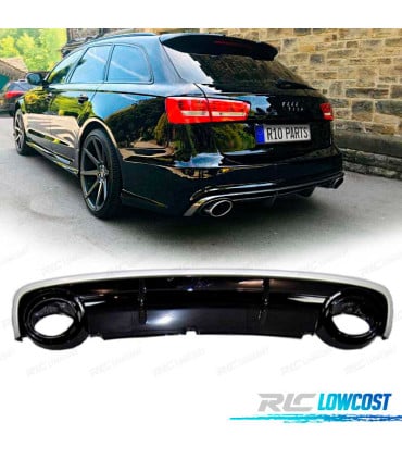 DIFUSOR AUDI A6 C6 SEDAN AVANT 09-12 LOOK RS6 + COLAS ESCAPE