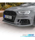 PARRILLA AUDI A3 8V 17-19 LOOK RS3 NEGRO BRILLO