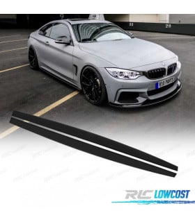 AÑADIDO TALONERAS BMW F32 F33 F36 13-18 LOOK M NEGRO BRILLO