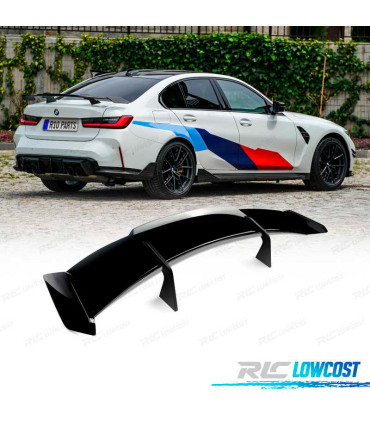 ALERON SPOILER BMW G80 G22 20-24 LOOK CS NEGRO BRILLO