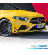 SPOILER LIP FRONTAL + SPLITTERS MERCEDES CLASE A W177 18- LOOK AMG NEGRO BRILLO