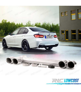 ESCAPE CON COLAS BMW F30 F31 11-18 LOOK M DOBLE