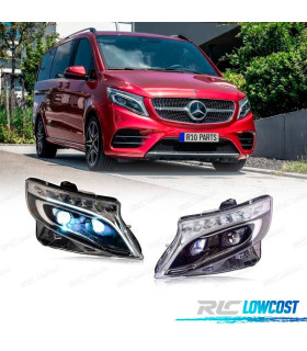FAROS MERCEDES CLASE V W447 VITO 14-20 FULL LED