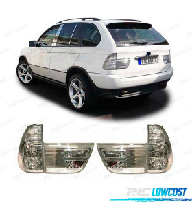 PILOTOS PARA BMW X5 E53 99-03 CROMO PLATEADO
