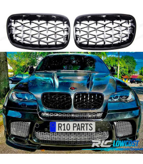 PARRILLAS BMW X5 E70 X6 E71 07-14 DIAMANTE NEGRO