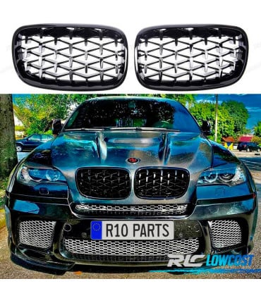 PARRILLAS BMW X5 E70 X6 E71 07-14 DIAMANTE NEGRO