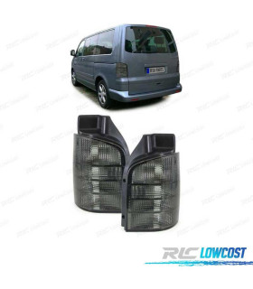 PILOTOS VOLKSWAGEN VW TRANSPORTER T5 1P 03-09 FONDO CROMO AHUMADO