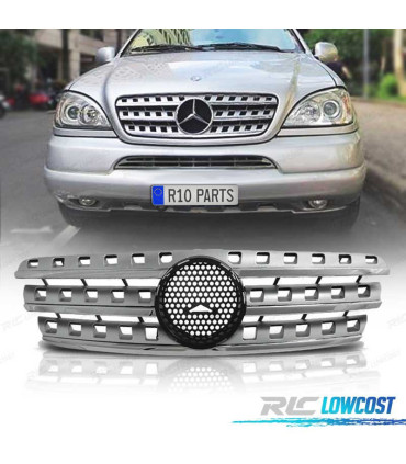 PARRILLA MERCEDES CLASE ML W163 98-05 CROMO PLATA