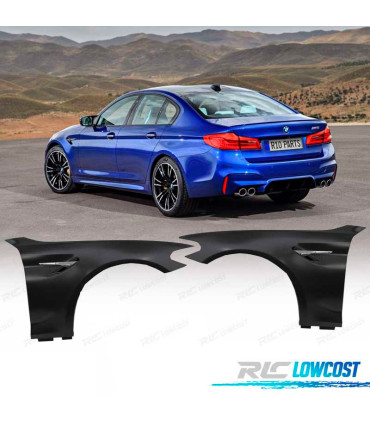 KIT 2 ALETAS BMW G30 G31 17- LOOK M5 CROMO