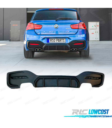 DIFUSOR BMW F20 LCI 15-19 LOOK M PERFORMANCE NEGRO MATE