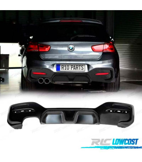 DIFUSOR BMW F20 LCI 15- LOOK CS NEGRO MATE