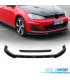 SPOILER LIP VOLKSWAGEN VW GOLF 7 GTI 12-17 NEGRO
