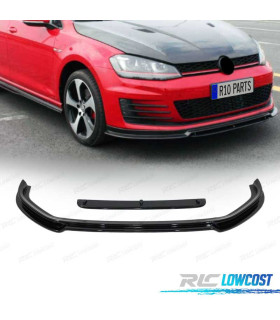 SPOILER LIP VOLKSWAGEN VW GOLF 7 GTI 12-17 NEGRO