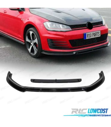 SPOILER LIP VOLKSWAGEN VW GOLF 7 GTI 13-17 NEGRO