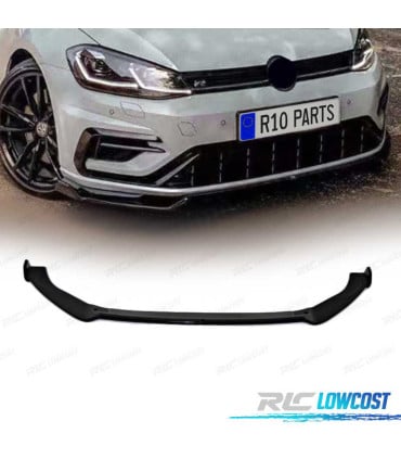 SPOILER LIP VOLKSWAGEN VW GOLF 7.5 GTI 17-20 NEGRO