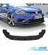 SPOILER LIP VOLKSWAGEN VW GOLF 7.5 R20 17-20 NEGRO BRILLO