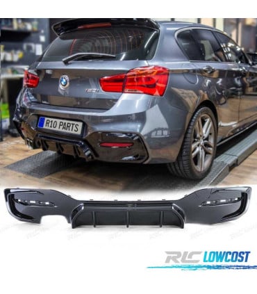 DIFUSOR BMW F20 F21 LCI 15-19 LOOK M PERFORMANCE NEGRO BRILLO OO---