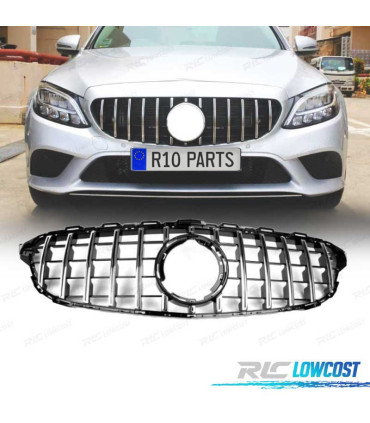 PARRILLA MERCEDES W205 AMG 19- LOOK AMG GT CROMO