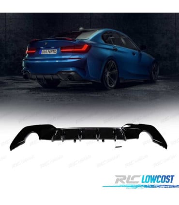 DIFUSOR BMW G20 G21 19-22 LOOK M PERFORMANCE SPEED NEGRO BRILLO