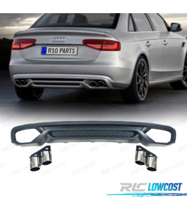 DIFUSOR AUDI A4 B8 SEDAN AVANT 13-15 + COLAS ESCAPE