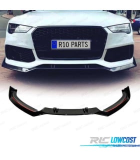 SPOILER LIP AUDI A7 11-18 LOOK RS7 NEGRO