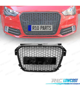 PARRILLA AUDI A1 12-15 LOOK RS1 NEGRO