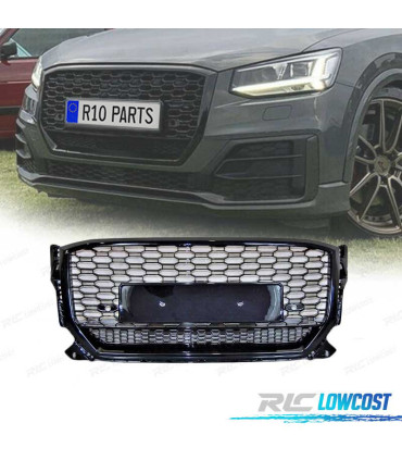 PARRILLA AUDI Q2 18-21 LOOK RSQ2 NEGRO