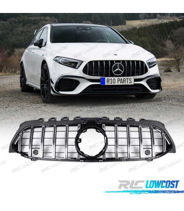 PARRILLA MERCEDES CLASE A W177 V177 LOOK AMG GT CROMO