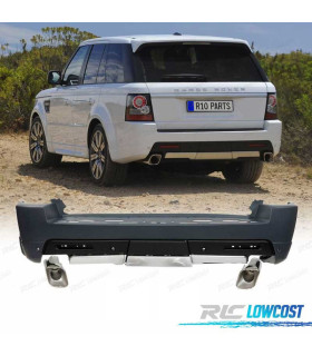 PARAGOLPES TRASERO PARA RANGE ROVER SPORT 09-13 LOOK AUTOBIOGRAPHY PDC + COLAS ESCAPE