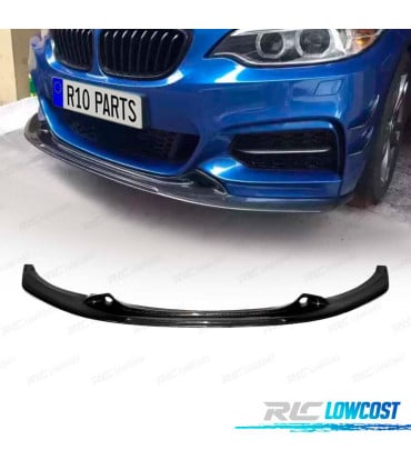 SPOILER LIP BMW F22 LOOK M PERFORMANCE CARBONO