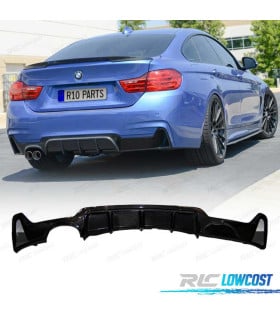 DIFUSOR BMW F32 F33 F36 LOOK M PERFORMANCE CARBONO DOBLE SALIDA IZQUIERDA