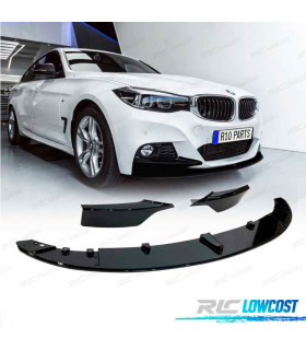 SPOILER LIP BMW F34 13-19 LOOK M NEGRO BRILLO