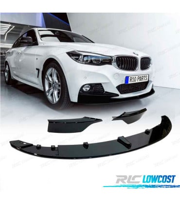 SPOILER LIP BMW F34 13-19 LOOK M NEGRO BRILLO