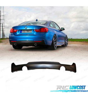 DIFUSOR BMW F32 F33 F36 13-18 LOOK M DOBLE SALIDA SIMPLE