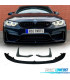 SPOILER LIP BMW F80 F82 F83 11-18 + SPLITTERS NEGRO MATE
