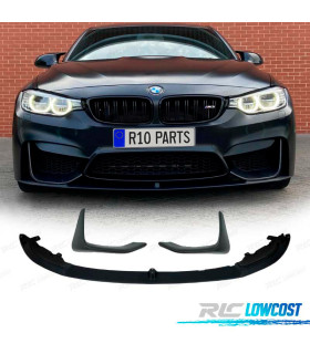 SPOILER LIP BMW F80 F82 F83 11-18 + SPLITTERS NEGRO MATE
