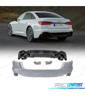 PARAGOLPES TRASERO AUDI A6 20- LOOK RS6 PDC