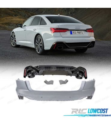PARAGOLPES TRASERO AUDI A6 20- LOOK RS6 PDC
