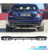 DIFUSOR MERCEDES CLASE E W213 AMG 16-19 LOOK E63 + COLAS ESCAPE