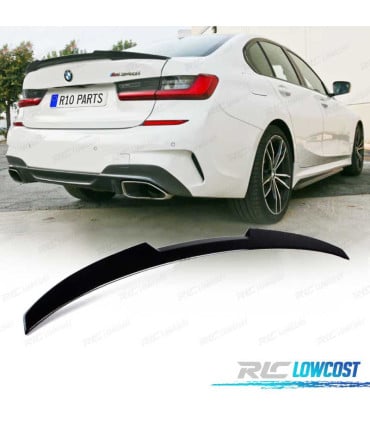 ALERON SPOILER BMW G20 LOOK M4 NEGRO BRILLO