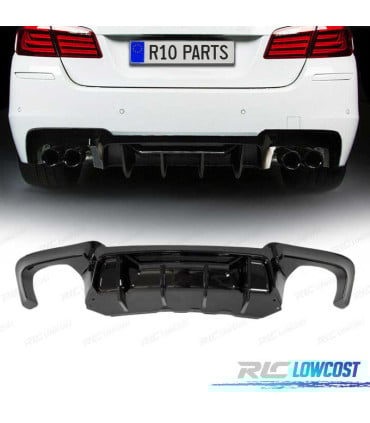DIFUSOR BMW F10 F11 12-16 LOOK M COMPETITION NEGRO BRILLO